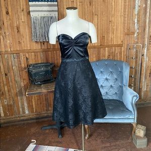 Strapless Black Lace Arden B Dress